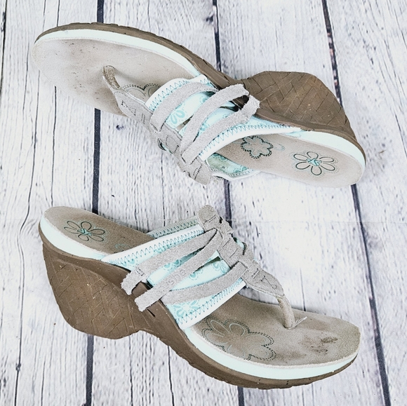 CUSHE | Entwine thong wedge sandals - Picture 2 of 9